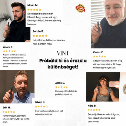 Vint - Elektromos csavarhúzó készlet