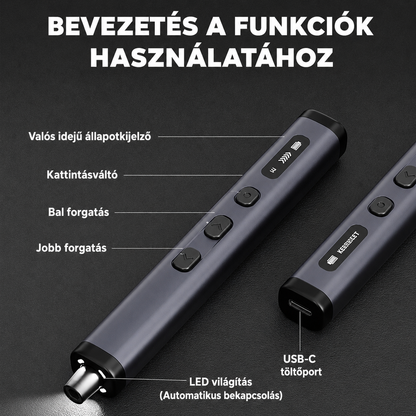 Vint - Elektromos csavarhúzó készlet
